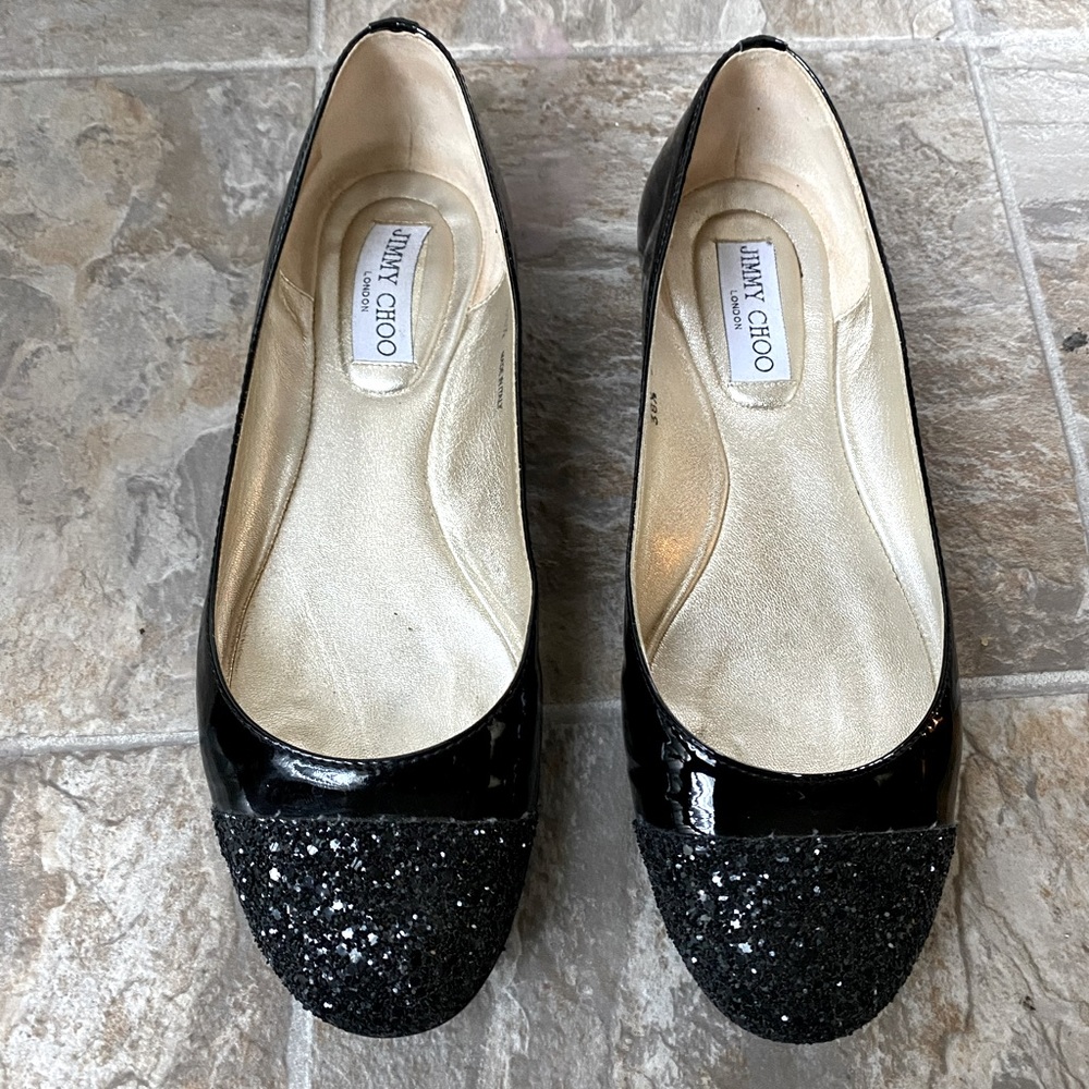 Jimmy Choo Midnight Gaze Ballet Flats